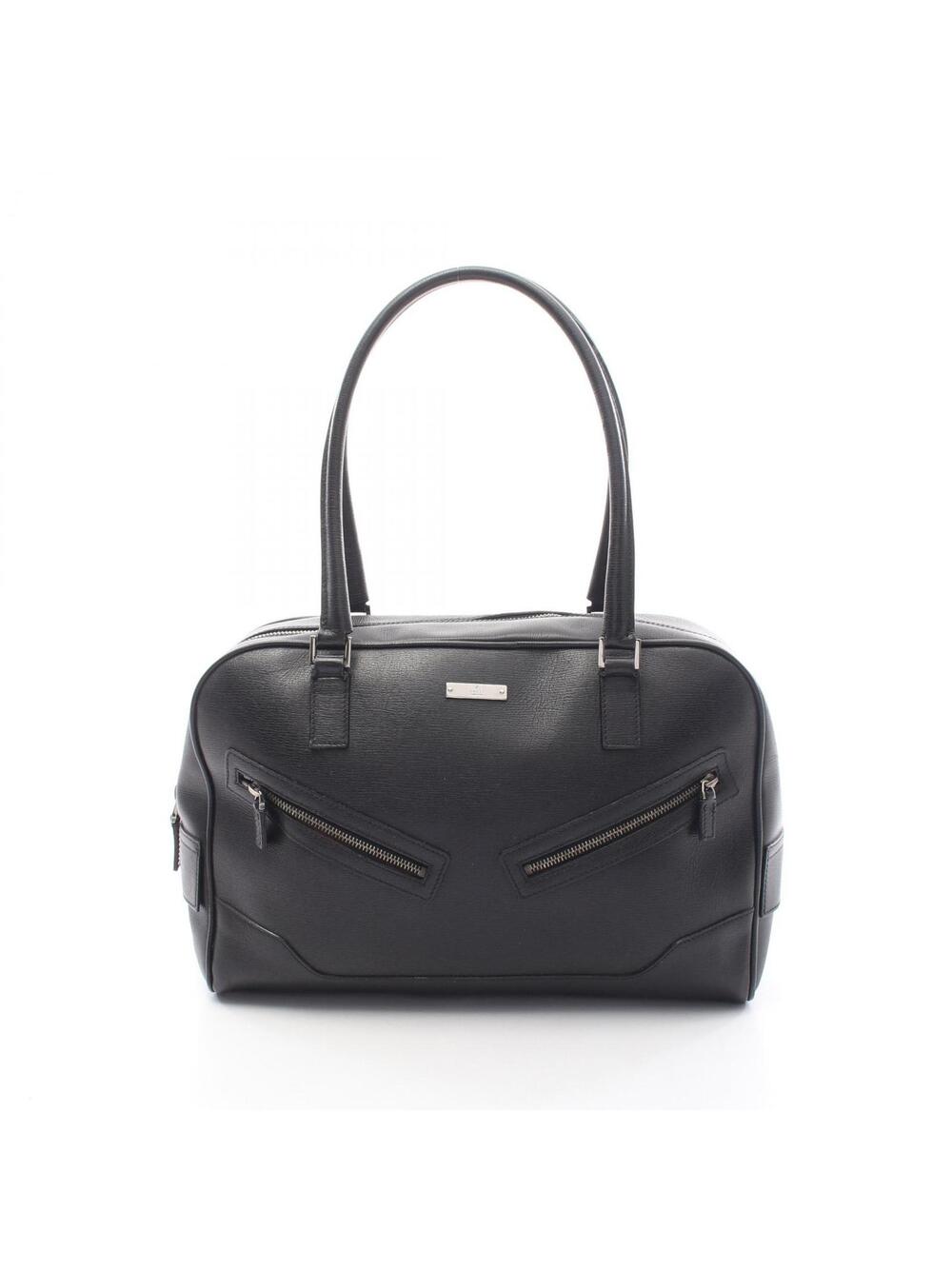Gucci Shoulder Handbag Leather Black #309433G34B
